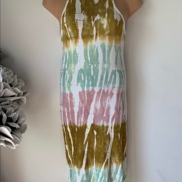 YOUNG FABULOUS & BROKE Robbie Tie Dye Tank Dress M - Picture 8 of 11